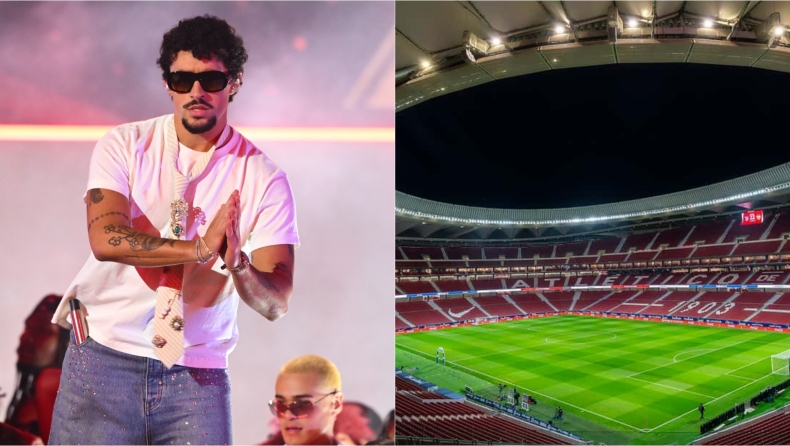 Ατλέτικο Μαδρίτης: «Χρυσάφι» στα ταμεία των Ροχιμπλάνκος με τις 10 συναυλίες του Bad Bunny στο «Metropolitano»