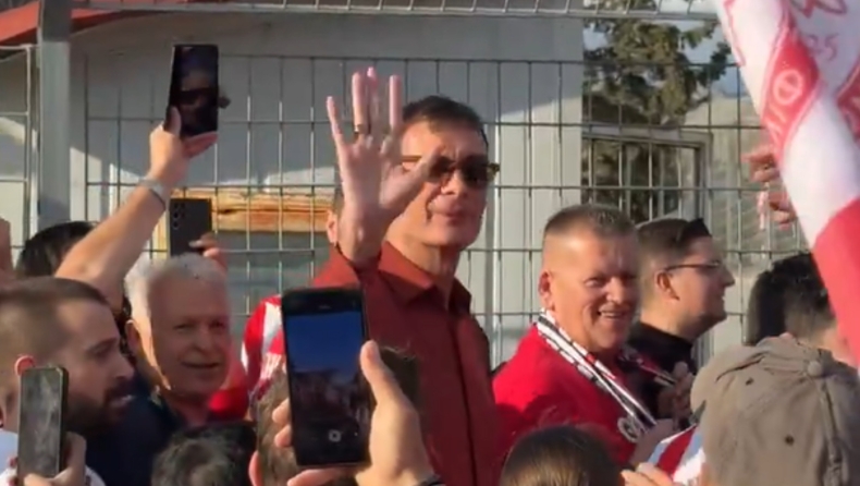 Τελικός Κυπέλλου Ελλάδας, ΟΦΗ - Ολυμπιακός: Παρών στο ΟΑΚΑ ο Μπαρτζώκας