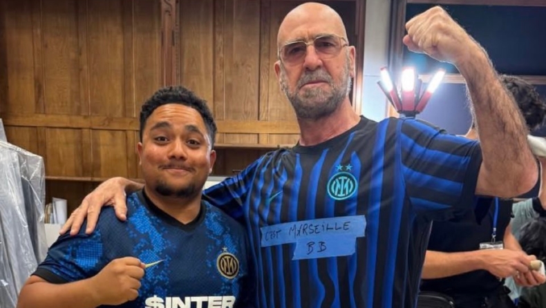 Ερίκ Καντονά: Τρόλαρε την Παρί φορώντας φανέλα Ίντερ με το μήνυμα «Είναι η Μαρσέιγ μωρό μου»
