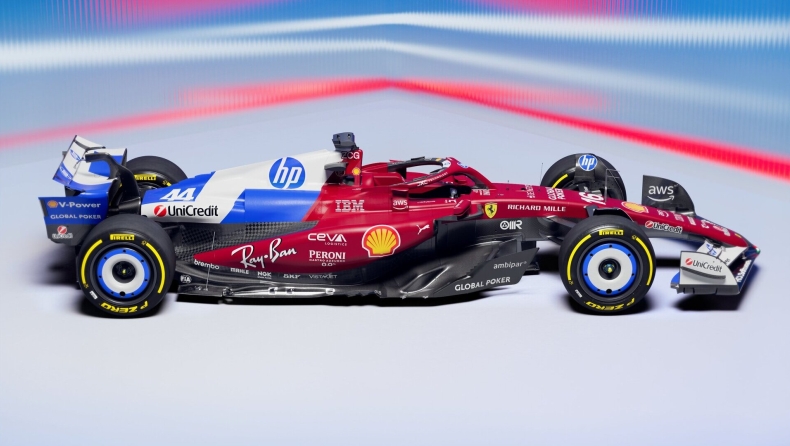 F1 - Χάμιλτον και Λεκλέρ αποκάλυψαν τη νέα Ferrari για το Grand Prix Μαϊάμι (vid)