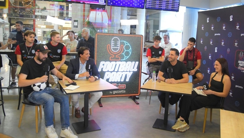 Pre-game show με Χάρη Κοπιτσή και Γιώργο Λιβάνη σε ένα μοναδικό Πάμε Στοίχημα Football Party by Gazzetta