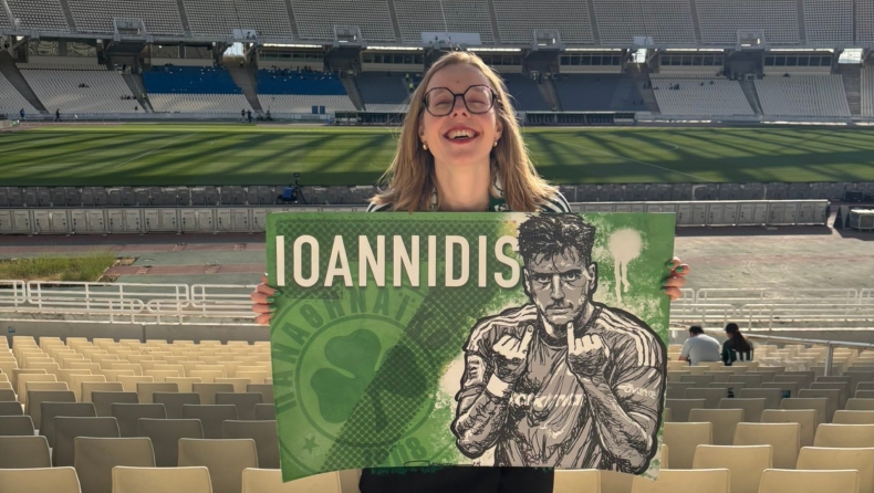 Παναθηναϊκός: Κοπέλα ταξίδεψε από το Βέλγιο για να δει τον Ιωαννίδη, που ήταν εκτός αποστολής