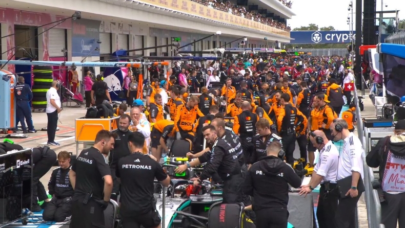 F1: H βροχή στο Μαϊάμι καθυστερεί την εκκίνηση του Σπριντ