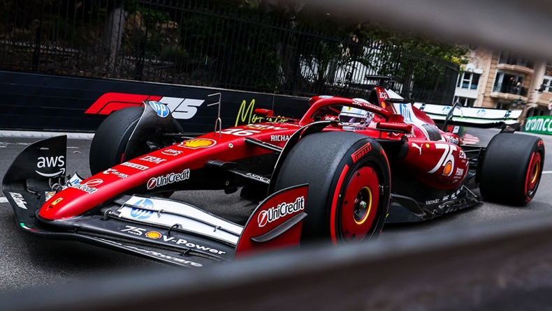 F1 - Μονακό: Κυρίαρχος και στο FP2 o Λεκλέρ, στο 1-3 η Ferrari