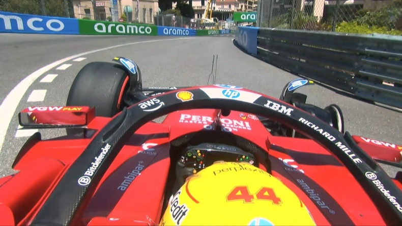 F1 - Μονακό: Για αυτό έπεσε στον τοίχο ο Χάμιλτον, αγώνας δρόμου να προλάβει τις κατατακτήριες (vid)