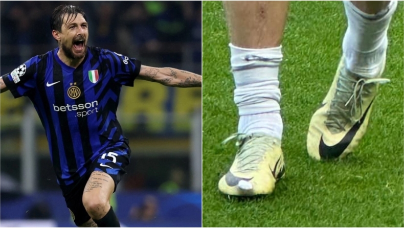 Ίντερ, Ατσέρμπι: Κράτησε για... γούρι το τρύπιο παπούτσι με το οποίο σκόραρε κόντρα στην Μπαρτσελόνα
