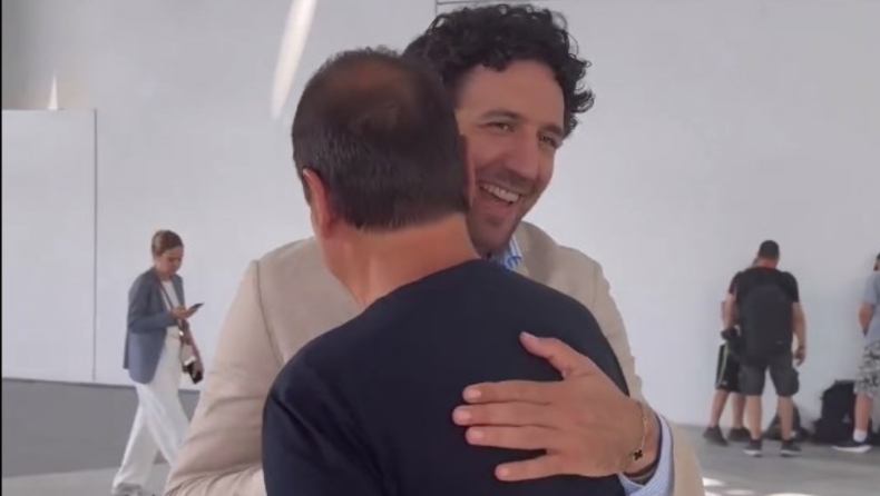 Final Four 2025, Παναθηναϊκός: Η αγκαλιά Μίτσιτς - Αταμάν μετά τη συνέντευξη τύπου του Final Four (vid)