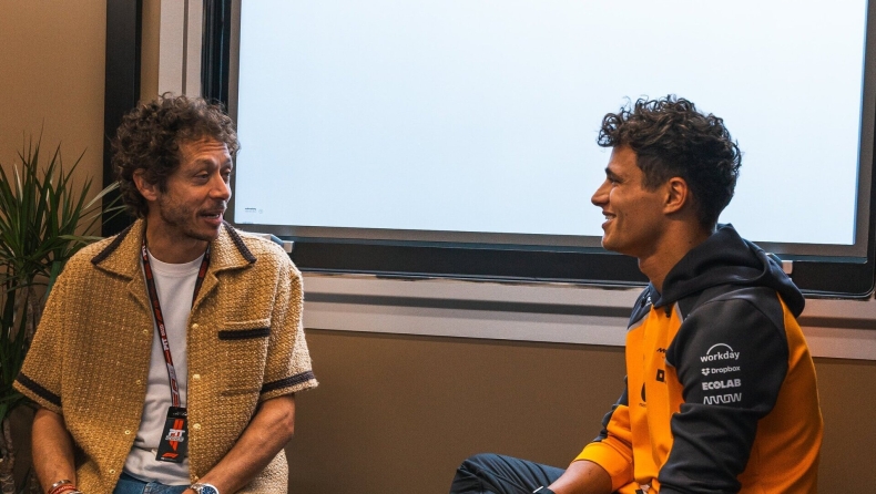 F1 - Νόρις: «Ο Ρόσι ήταν ο ήρωας μου» (vid)