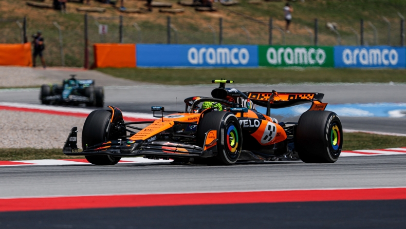 F1 - Ισπανία: Κυρίαρχος και με διαφορά ο Νόρις στο FP1