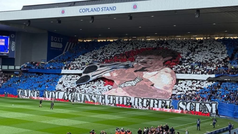 Ρέιντζερς: Οι Σκωτσέζοι καταδίκασαν προκλητικό πανό των οπαδών τους στο ματς με τη Σέλτικ