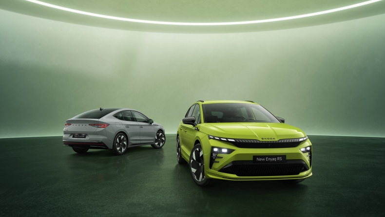 Skoda Enyaq RS και Enyaq Coupe RS: Γνωρίστε τα σπορ ηλεκτρικά μοντέλα σε 75 δλ. (vid)