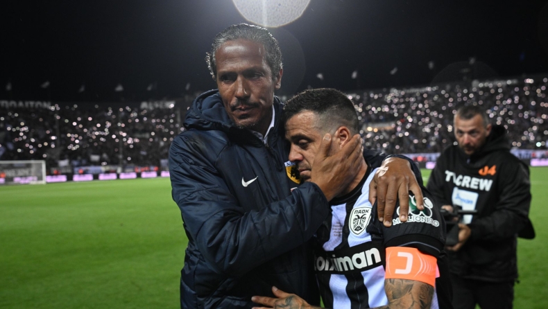 ΠΑΟΚ: Καθολική αποθέωση για Βιεϊρίνια, ξέσπασε σε κλάματα μετά το τελευταίο ματς της καριέρας του 