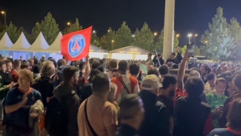 Τελικός Champions League: Οι πανηγυρισμοί των οπαδών της Παρί συνεχίζονται έξω από την Αρένα του Μονάχου! (vid)