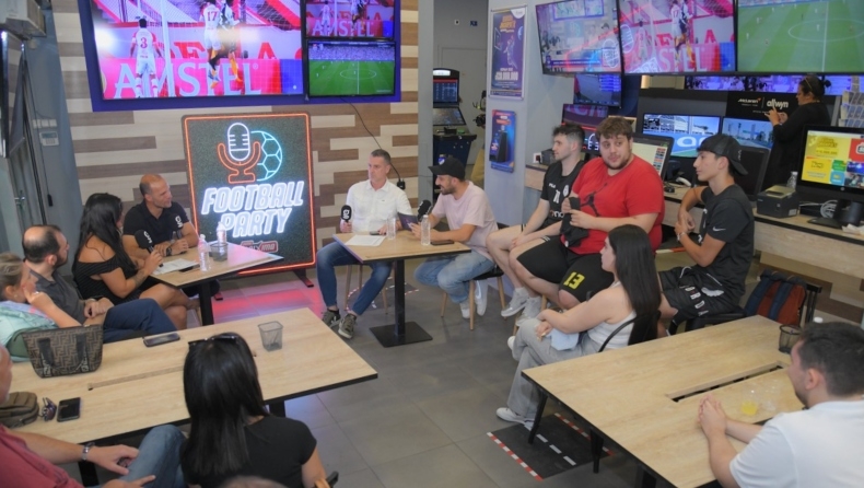 Πάμε Στοίχημα Football Party by Gazzetta: Είδαμε τελικό Champions League με Άγγελο Μπασινά και Στέφανο Κοτσόλη στο Αιγάλεω