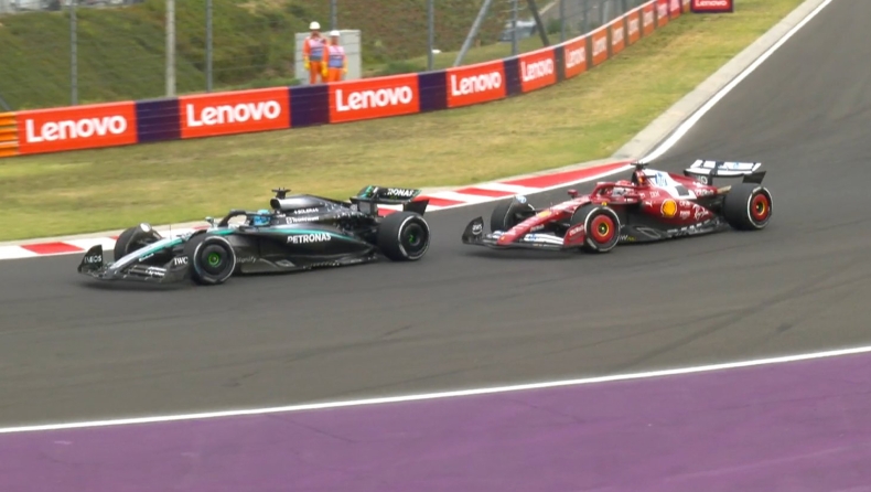 F1 - Ανακουφισμένος ο Ράσελ που δεν προκλήθηκε επαφή από την κίνηση του Λεκλέρ