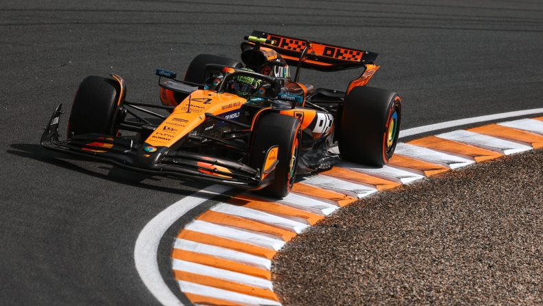 F1 - Ολλανδία: Ταχύτερος με «δαιμονιώδη» ρυθμό ο Νόρις στο FP1 