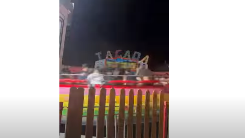 Σοβαρό ατύχημα στην Ρόδο: Τέσσερα άτομα εκσφενδονίστηκαν όταν έσπασε λούνα παρκ (vid)