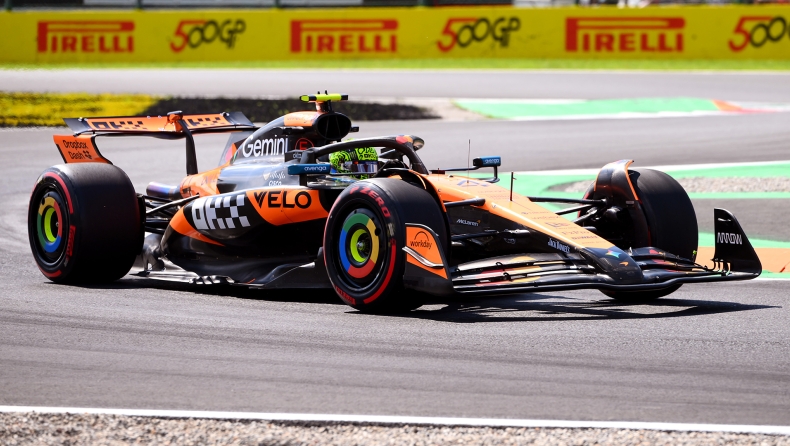 F1 - Ιταλία: Ο Νόρις έφερε τη McLaren στην κορυφή του FP2