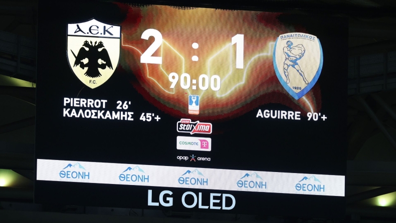 ΑΕΚ - Παναιτωλικός: Τα highlights του ματς (vid)