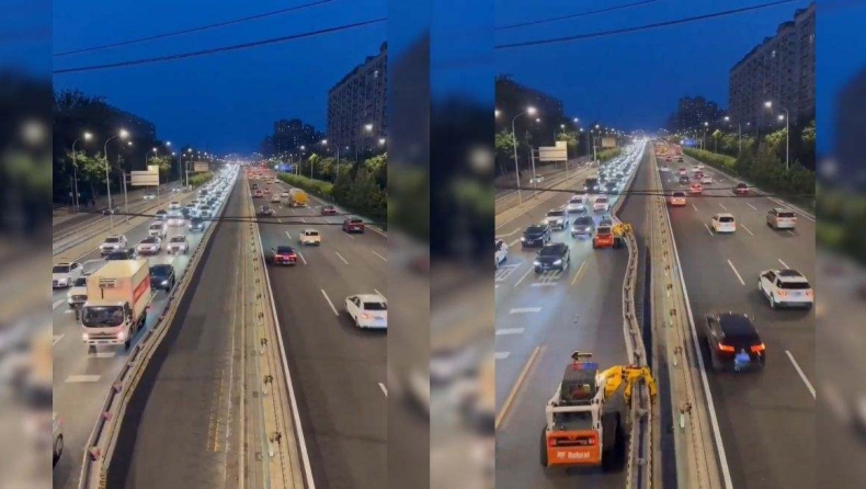 Πολύ μπροστά η Κίνα: Νέα τεχνολογία δημιουργεί λωρίδες κυκλοφορίας σε δευτερόλεπτα