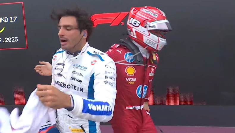 F1 - Λεκλέρ και Σάινθ αναγκάστηκαν να επιστρέψουν στο Μονακό με βαν (vid)