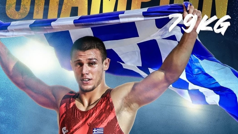 Ο Κουγιουμτσίδης ύψωσε την ελληνική σημαία στο ψηλότερο ιστό στο παγκόσμιο πρωτάθλημα