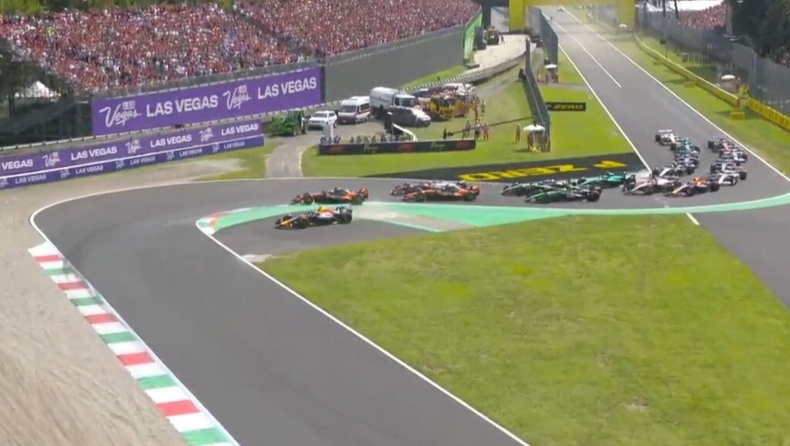 «Τι κάνει ο ηλίθιος;» - Το σχόλιο του Νόρις για τον Φερστάπεν στην εκκίνηση του GP Ιταλίας (vid)