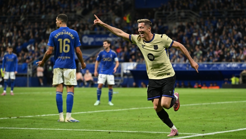 Οβιέδο - Μπαρτσελόνα 1-3: Απόδραση με σούπερ Λέβα και άμυνα με βλέμμα στο... τέρμα!