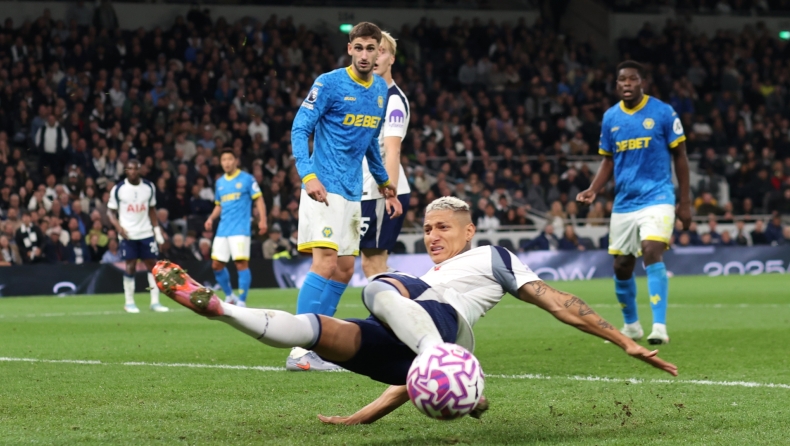 Τότεναμ - Γουλβς 1-1: Έσωσε τον βαθμό ο Παλίνια στο 90+4'