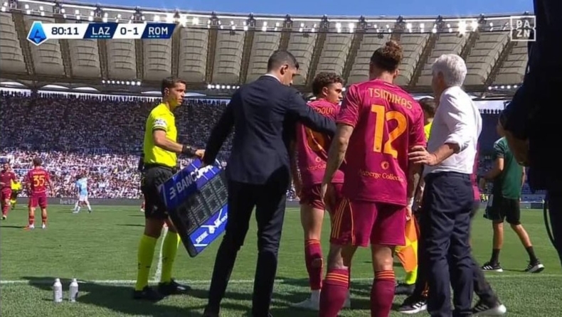 Τσιμίκας: Έκανε το ντεμπούτο του με τη Ρόμα στο ντέρμπι με τη Λάτσιο