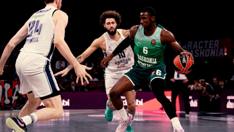 Μπασκόνια - Αναντολού Εφές 86-75: Δεν απειλήθηκαν οι Βάσκοι κι έκαναν το 2/2 στη «διαβολοβδομάδα»