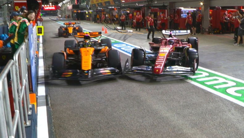 F1 - Σιγκαπούρη: Οι μηχανικοί της Ferrari δεν κάνουν για τροχονόμοι (vid)