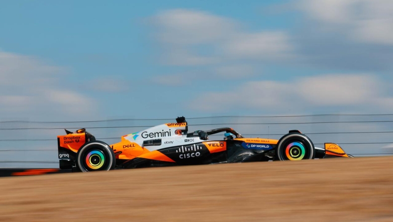 F1 - ΗΠΑ: Κυρίαρχος ο Νόρις στο FP1, ανακατεμένη η κατάταξη