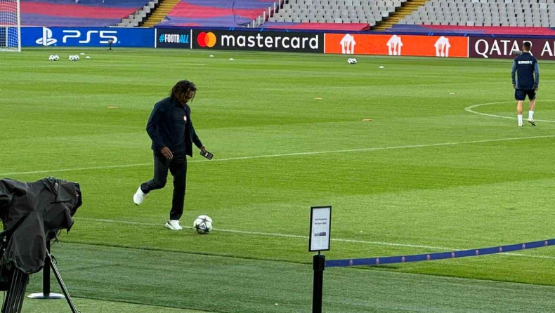 Μπαρτσελόνα - Ολυμπιακός: Το Gazzetta στη Βαρκελώνη και στην προπόνηση των Ερυθρόλευκων!