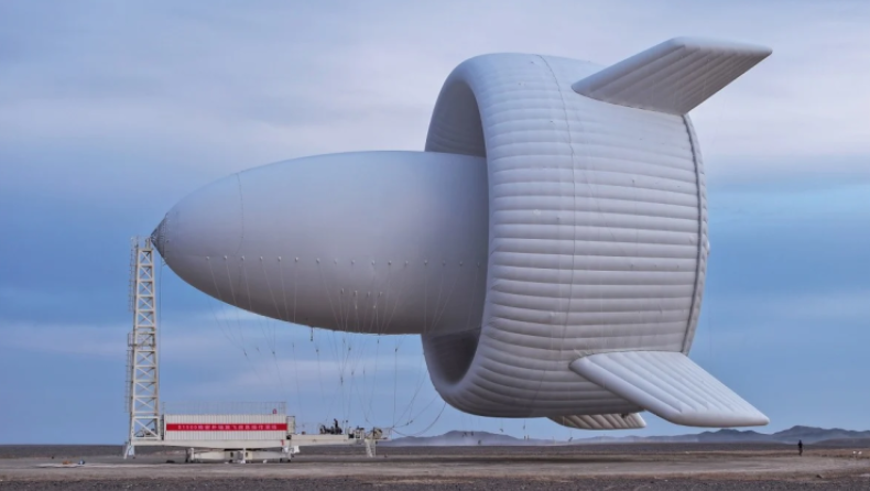 Η Κίνα κατασκεύασε ανεμογεννήτρια-αερόπλοιο που παράγει ενέργεια σαν... 13όροφο κτίριο! (vid)