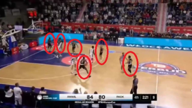 ΠΑΟΚ: Έκανε επίθεση με 6 παίκτες κόντρα στην Άνβιλ και οι διαιτητές δεν πήραν χαμπάρι (vid)