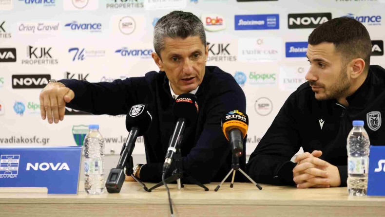 Λεβαδειακός – ΠΑΟΚ: Τι είπε ο Λουτσέσκου για την διαιτησία Σιδηρόπουλου