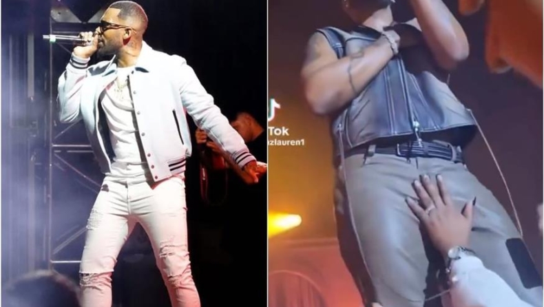 «Σταμάτα να το κάνεις αυτό, σε παρακαλώ»: Η στιγμή που θαυμάστρια αγγίζει τον Mario απρεπώς πάνω στην σκηνή (vid)