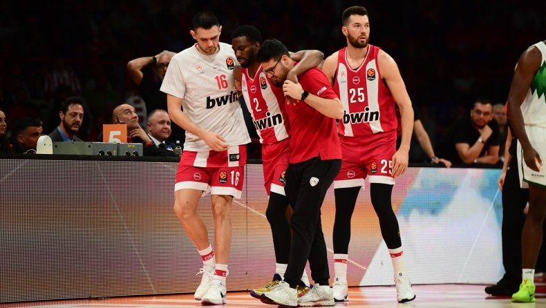 Ολυμπιακός - Ζαλγκίρις, Έβανς: Σίγησε το ΣΕΦ με τον τραυματισμό του!