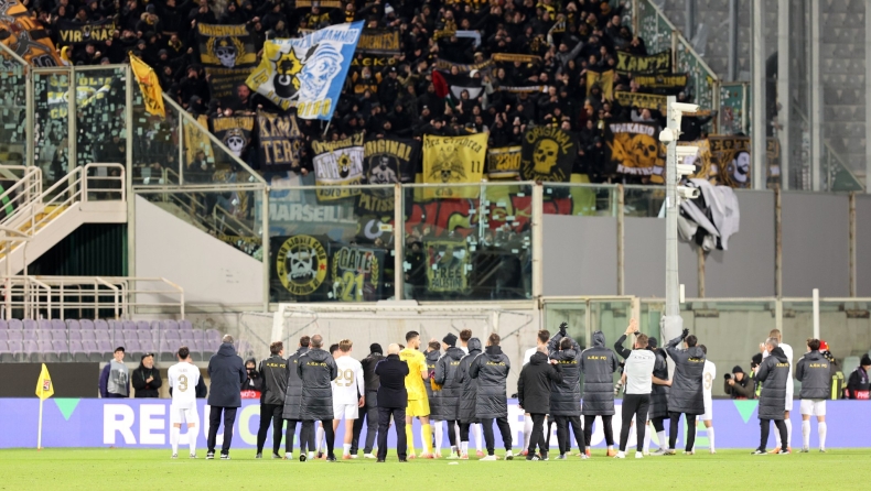 ΑΕΚ: Το «πάρτι» παικτών και φιλάθλων μετά το θρίαμβο στη Φλωρεντία