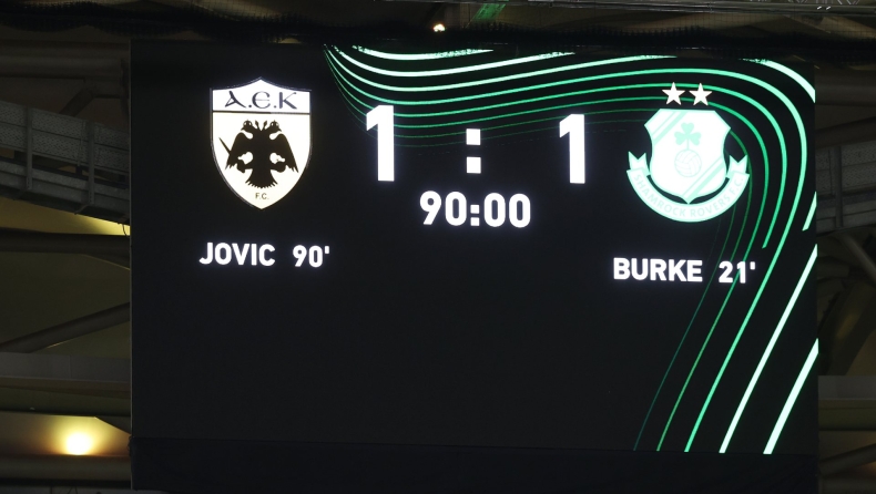 ΑΕΚ - Σάμροκ Ρόβερς: Τα highlights του ματς (vid)