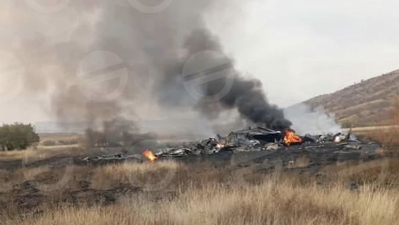 H στιγμή της συντριβής τουρκικού C-130 στα σύνορα Γεωργίας-Αζερμπαϊτζάν: Επέβαιναν 20 άτομα