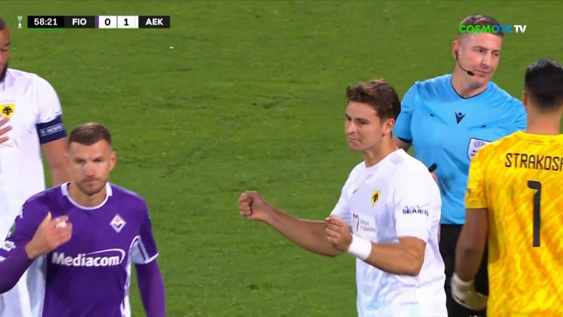 Φιορεντίνα - ΑΕΚ: Το γκολ του Ρανιέρι δεν μέτρησε με υπόδειξη οφσάιντ