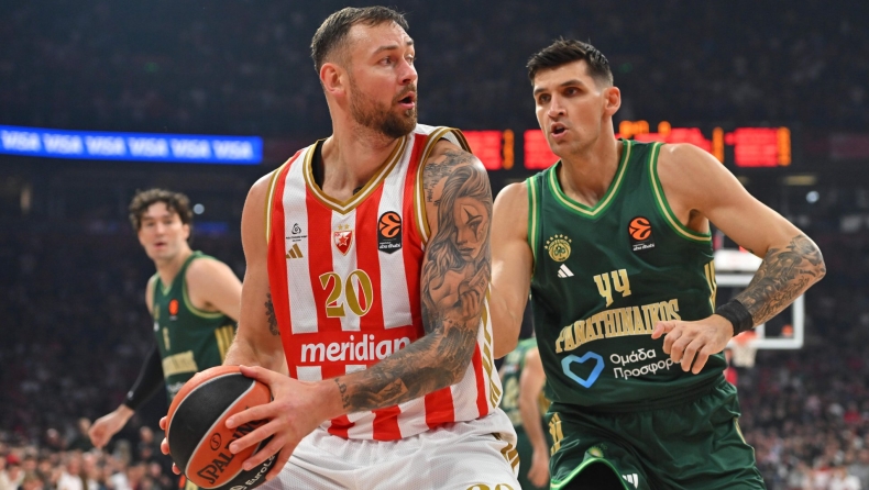 Βαθμολογία EuroLeague: Πώς διαμορφώνεται μετά την ήττα του Παναθηναϊκού από τον Ερυθρό Αστέρα