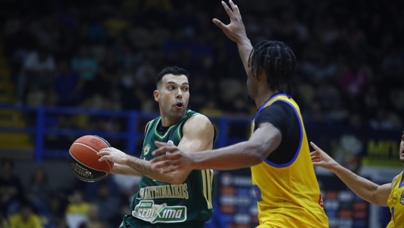 Η βαθμολογία της Stoiximan GBL: Συνέχισε με νίκη ο Παναθηναϊκός