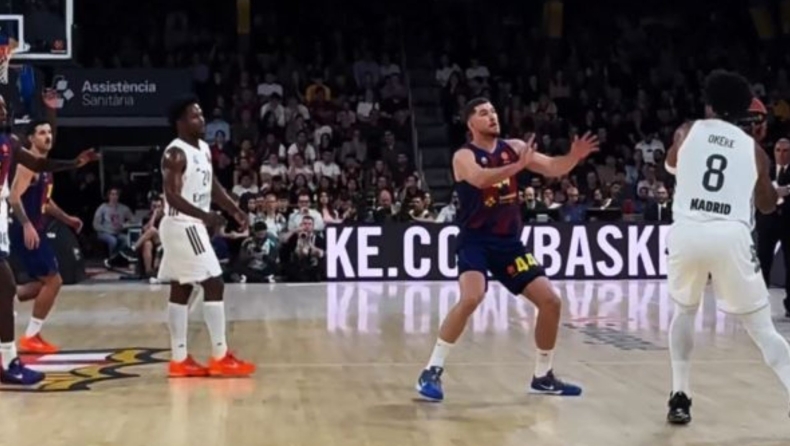 Euroleague: Το απίθανο τρίποντο πίσω από το κέντρο, που πέτυχε ο Οκέκε