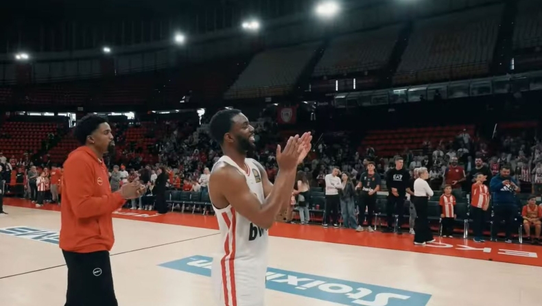 Ολυμπιακος: «Ιδιαίτερη στιγμή, η επιστροφή του Κίναν Έβανς» - Η παρακάμερα της αναμέτρησης με την Καρδίτσα