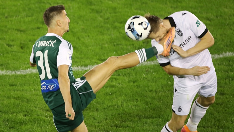 ΠΑΟΚ: Παράπονα για Σλάγκερ που ξέχασε την κόκκινη στον Σιώπη για το μαρκάρισμα πάνω στον Κωνσταντέλια