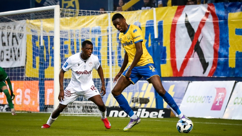 Παναιτωλικός - ΑΕΛ Novibet: Χέρι - πέναλτι του Παπαγεωργίου, 1-0 ο Ενκολόλο (vid)