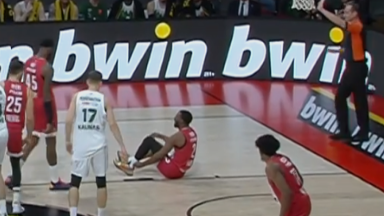 Ολυμπιακός, Έβανς: Η φωτογραφία που δείχνει σε ποιο σημείο τραυματίστηκε